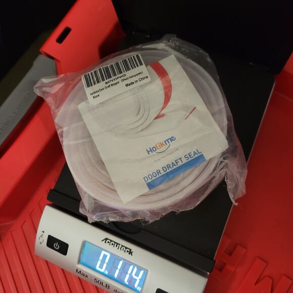 Holikme Door Draft Seal Transparent, 2 Pack--NWT - Picture 2 of 3